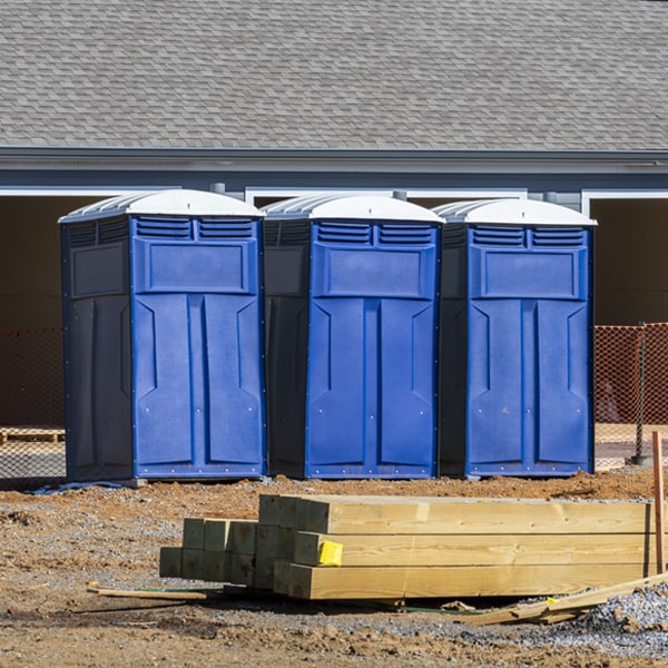 do you offer hand sanitizer dispensers inside the portable toilets in Bowman North Dakota